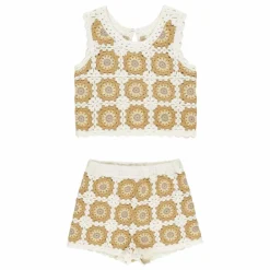 Enfant Rylee + Cru Ensemble Top et Short Maille |