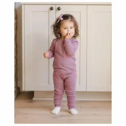 Enfant Quincy Mae Ensemble T-shirt et Jogger Waffle Coton Bio |