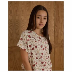 New Rylee + Cru Ensemble T-shirt et Pantalon Ruthie Holiday Floral | Ivoire