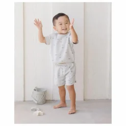 Enfant Quincy Mae Ensemble T-shirt et Short Voiliers |