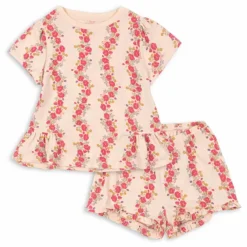 Enfant Konges Sløjd Ensemble T-Shirt et Short Famo Volant Coton Bio |