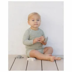 Outlet Quincy Mae Ensemble T-shirt et Short Rashguard Finn | Vert céladon