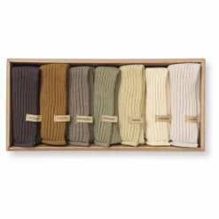 Sale Ferm Living Essuie-mains jours de la semaine - Set de 7 Multi mix