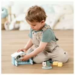 Done by deer Etable en bois Dotti | Orange Outlet