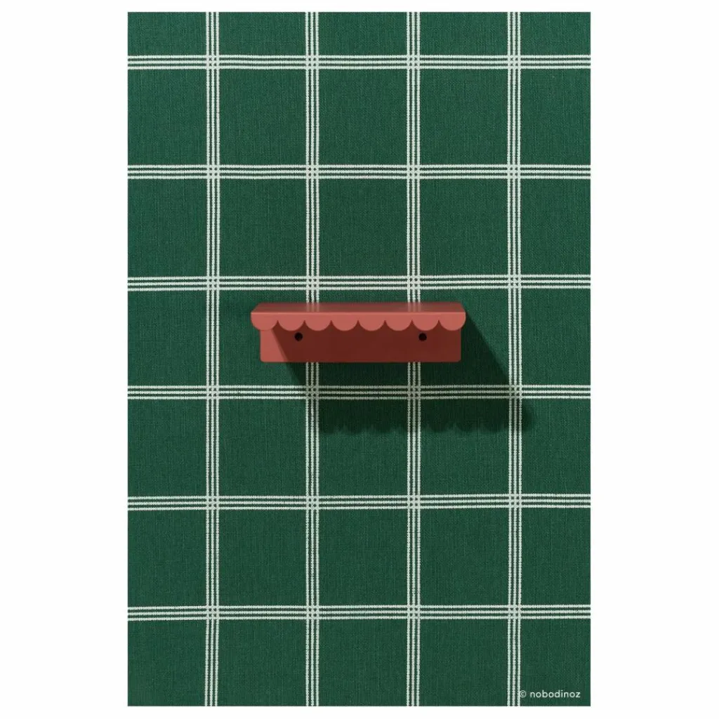 Nobodinoz Etagère murale Vibes 20x16 cm | Terracotta New