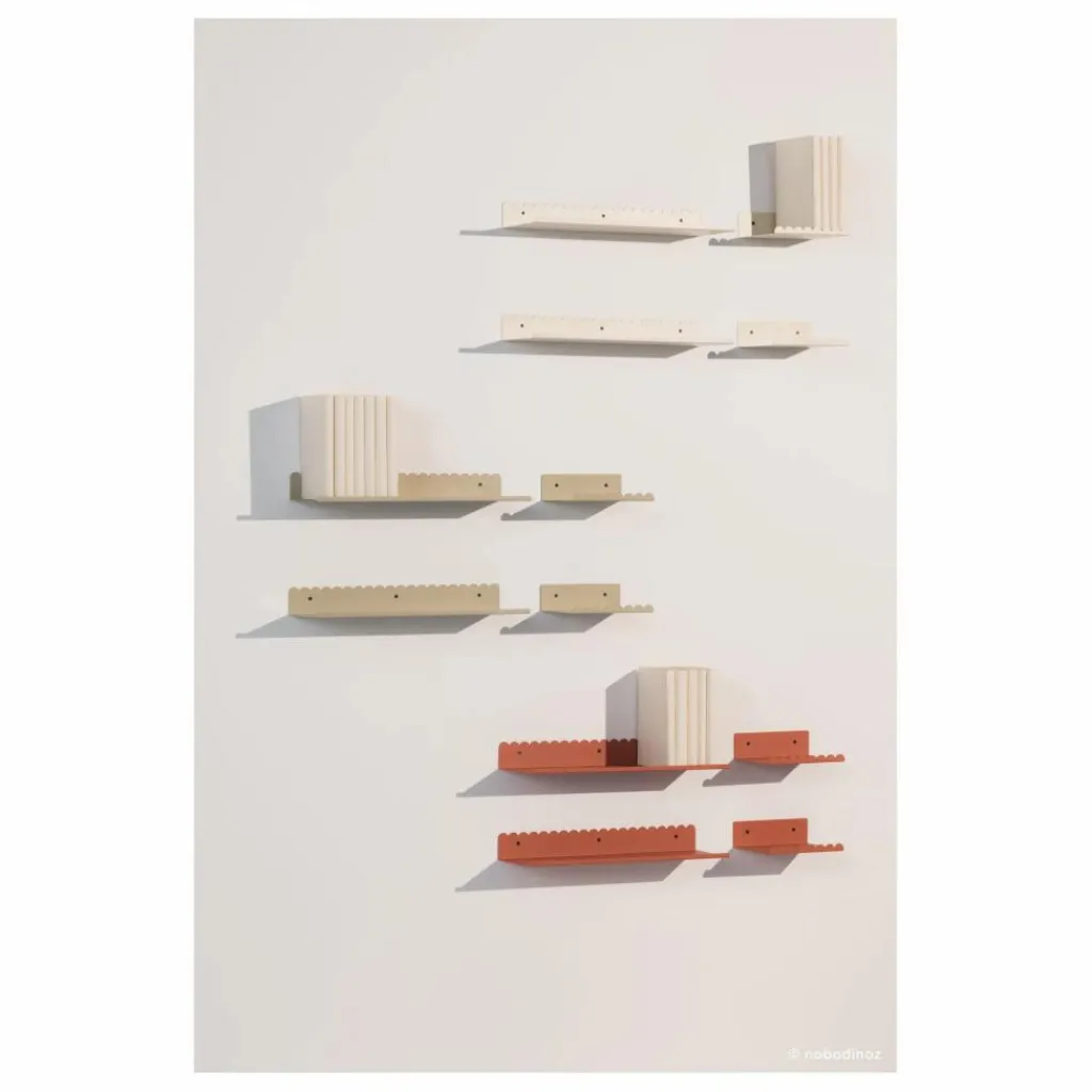 Nobodinoz Etagère murale Vibes 20x16 cm | Terracotta New