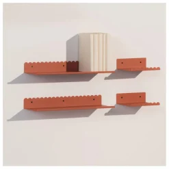 Nobodinoz Etagère murale Vibes 20x16 cm | Terracotta New