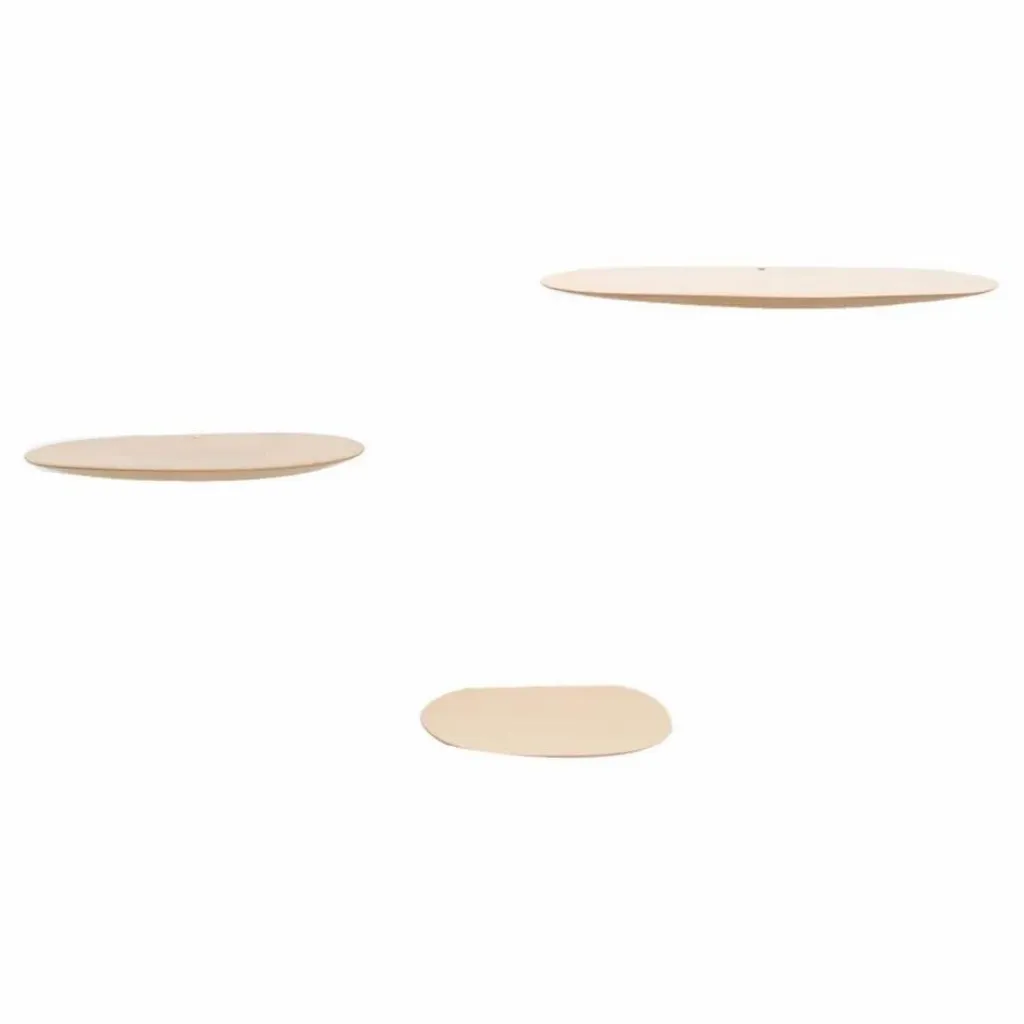 Moustache Etagères en céramique Isola, Studio Brichetziegler - Set de 3 | Beige Clearance