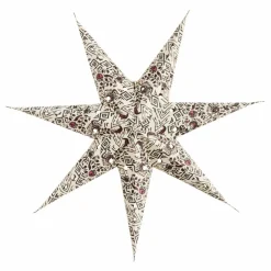 Madam Stoltz Etoile en papier recyclé | Gris