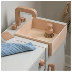 New Sebra Evier de cuisine en bois Multicolore