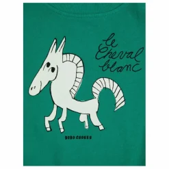 Bobo Choses Sweats|Sweats|Exclusivité x Smallable - Sweat Coton Bio Cheval Bébé |