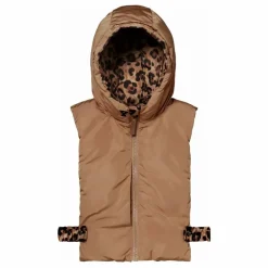 Fudoon Exclusivité X Smallable - Capuche Doudoune Réversible Léopard | Marron Clearance