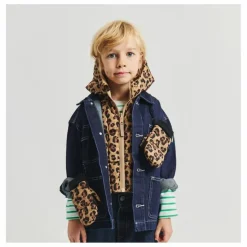 Fudoon Exclusivité X Smallable - Moufles Convertibles Mitaines Léopard | Marron New