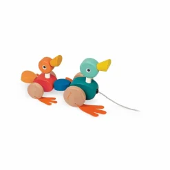 Janod Jouets D'Éveil|Famille Canard à promener