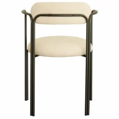 Gabrielle Paris Fauteuil colombe, assise en bouclette |