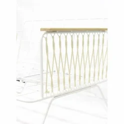 New Honoré Fauteuil Croisette noir, velours | Camel