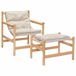 Hübsch Canapés, Fauteuils|Fauteuil et repose-pieds Heritage |