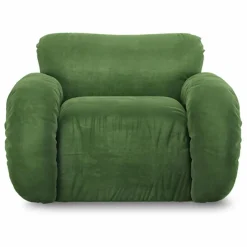 HKliving Fauteuil lounge en velours Arc | Vert Online