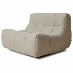 HKliving Fauteuil lounge outdoor Lazy | Crème Best