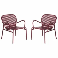 Petite friture Fauteuil Week-end - Lot de 2 | Bordeaux Clearance
