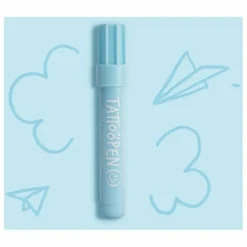 Best Nailmatic Kids Feutre de tatouage temporaire Tattoopen | Bleu ciel