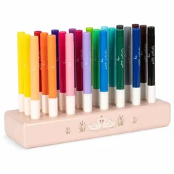 Clearance Konges Sløjd Feutres et support en bois FSC | Rose poudré