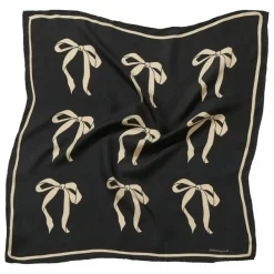 New Becksöndergaard Foulard Bow Sia Soie | Noir