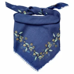 Becksöndergaard Foulard Carna Woo Laine | Bleu marine Sale