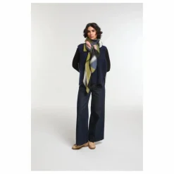 Clearance Mapoésie Foulard Mouvance Laine | Rose