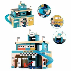 Vilac Garage en bois ity Multicolore Clearance