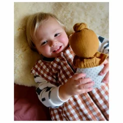 Tante Reine Gigoteuse à pieds en coton bio Vichy |