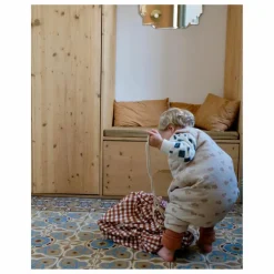 Tante Reine Gigoteuse à pieds en coton bio Cœur |