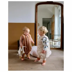 Tante Reine Gigoteuse à pieds en coton bio Cœur |