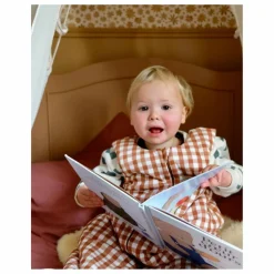 Hot Tante Reine Gigoteuse en coton bio Vichy | Caramel