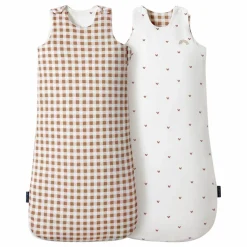 Discount Les Petites Billes Gigoteuse multi-saisons réversible Vichy | Terracotta