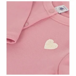 Best Petit Bateau Gilet Binette Molleton Bio | Rose