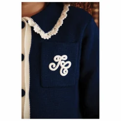 Enfant Tartine et Chocolat Pulls, Gilets|Gilet Brodé Laine |