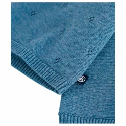 Petit Bateau Gilet Cache-Cœur Pointelle Laine | Bleu ciel Sale