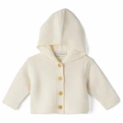 Bompard Gilet Capuche Cachemire | Ecru Sale