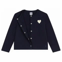 Enfant Petit Bateau Pulls, Gilets|Gilet Cœur Coton Bio |