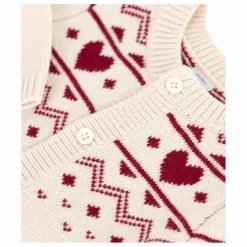 Petit Bateau Pulls, Gilets|Gilet Cœurs Laine Bébé |