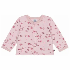 Petit Bateau Gilet Fleuri Pointelle Coton Bio | Rose Outlet