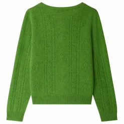 New Bonpoint Gilet Josiane Cachemire | Vert