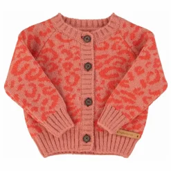 Online Piupiuchick Gilet Léopard Laine | Rose