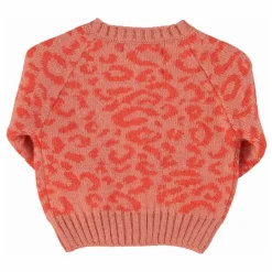 Online Piupiuchick Gilet Léopard Laine | Rose