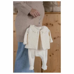 1+ in the family Gilet Olivia | Ecru