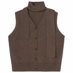 Femme Cordera Pulls, Gilets|Gilet Sans Manches Laine Mérinos Extra Fine |