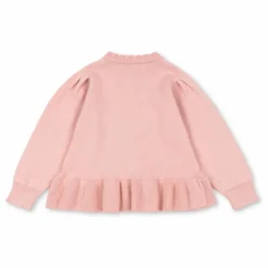 Konges Sløjd Gilet Soleil Cœurs Coton Bio | Rose pâle Hot