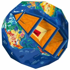 Hot Poppik Globe à construire Notre Planète Multicolore