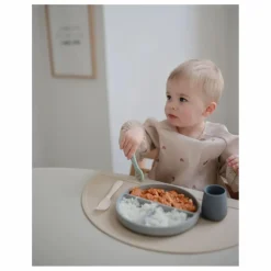 Online Mushie Gobelet bébé en silicone | Bleu foncé